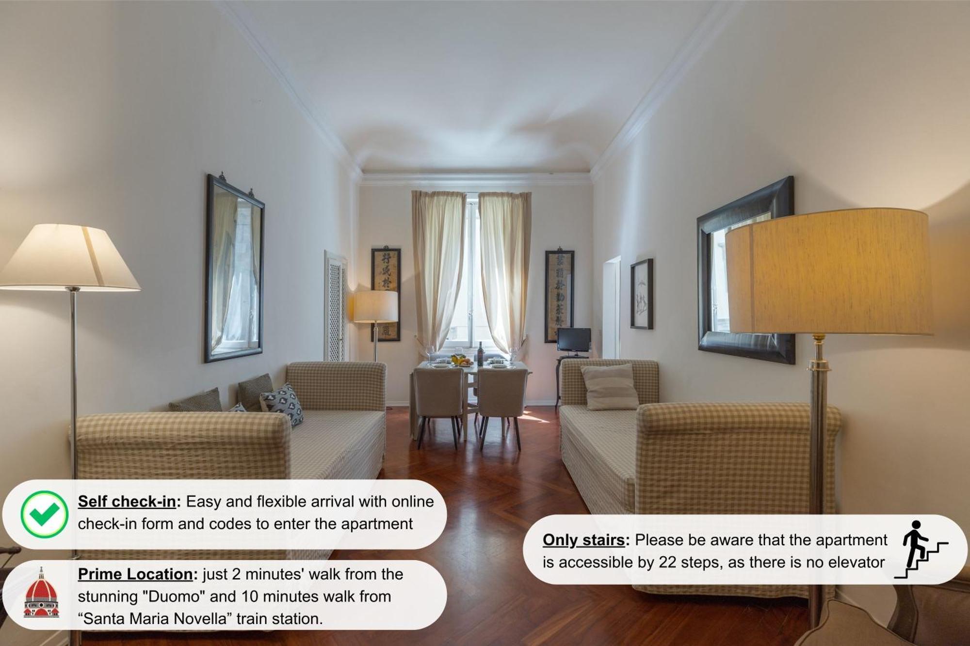 Big Apartment A Stone'S Throw From The Duomo Firenze Eksteriør bilde